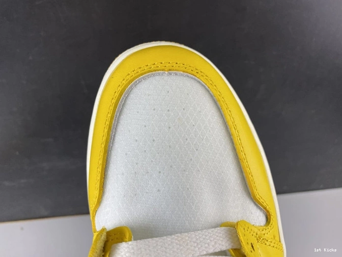 1st Kicks Shoes NRG Dark Yellow-Cone Powder AQ0818-149 White 1 Off-White Jordan Air x 0801